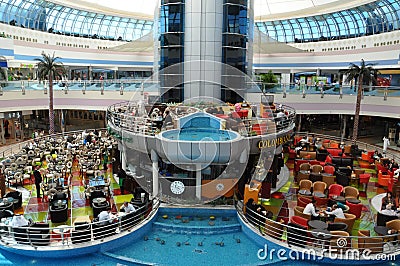 Abu Dhabi Marina Mall in the UAE Editorial Stock Photo